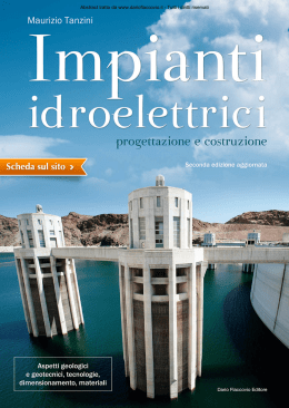Impianti idroelettrici - Dario Flaccovio Editore