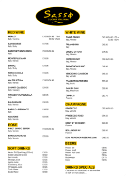Sasso Menu Drinks Oct 2015.eps