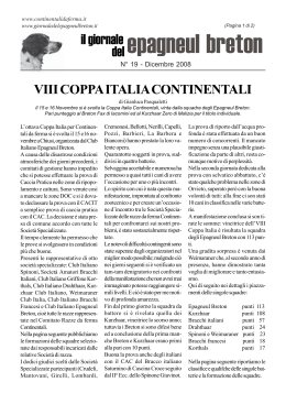 VIII COPPA ITALIA CONTINENTALI di Gianluca Pasqualetti