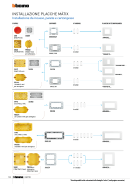 INSTALLAZIONE PLACCHE M&Agrave;TIX