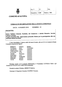 deliberazione n. 53