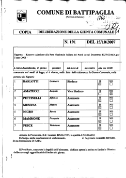 COMUNE DI BATTIPA%LIA - Comune di Battipaglia