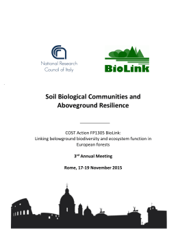 Soil Biological Communities and Aboveground Resilience