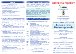 Universit&agrave; 2015-2016 colore