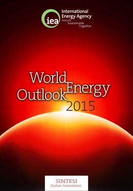 World Energy Outlook 2015 - Executive Summary