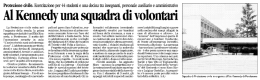 Al Kennedy una squadra di volontari
