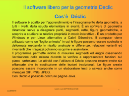 Il software libero per la geometria dinamica D&eacute;clic