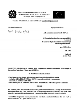 A19 elezioni per il rinnovo dei consigli di intersez