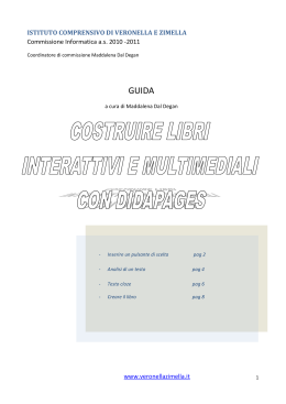 GUIDA - Istituto Comprensivo Veronella Zimella