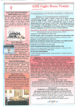 Notizie - ASSI Giglio Rosso