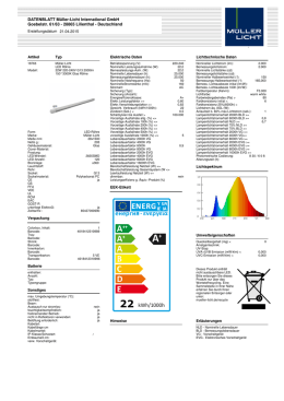 DATENBLATT M&uuml;ller-Licht International GmbH Goebelstr. 61/63