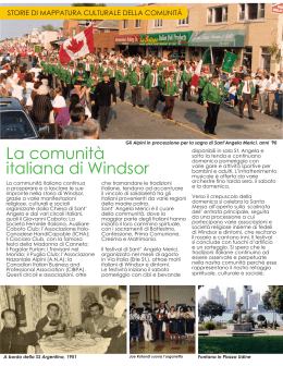 La comunità italiana di Windsor