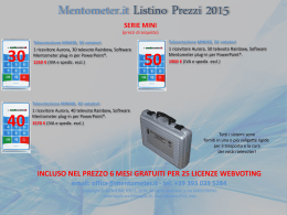 Mentometer.it Listino prezzi 2010