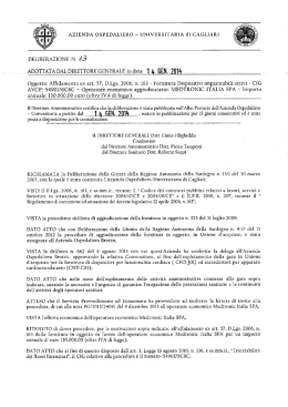 Deliberazione n. 13 del 14.01.2014
