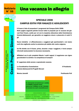 Copia di notiziario 55 colonie e adolescenti