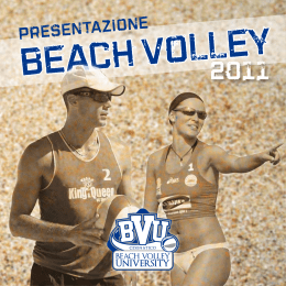 PRESENTAZIONE - Beach Volley University