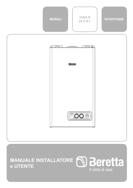 MANUALE INSTALLATORE e UTENTE