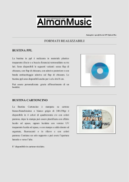 FORMATI REALIZZABILI