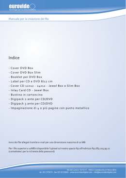 Manuale per la creazione file