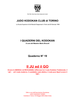Il JU ed il GO - Siti