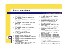 Parco macchine - consorzio impresit