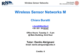 Wireless Sensor Networks M