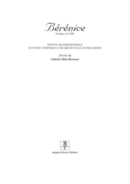 B&eacute;r&eacute;nice - criticART.it