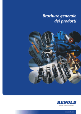 Brochure generale dei prodotti