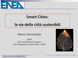 Smart Cities: la via della città sostenibili
