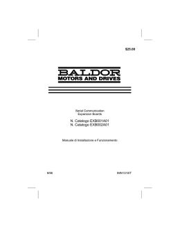 N. Catalogo EXB001A01 N. Catalogo EXB002A01