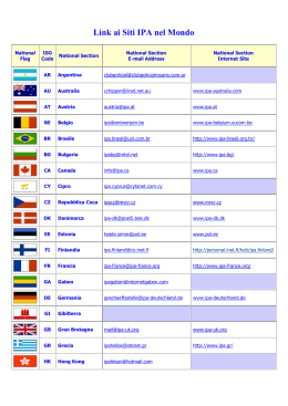 siti web ipa nel mondo