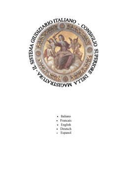 Il sistema giudiziario italiano