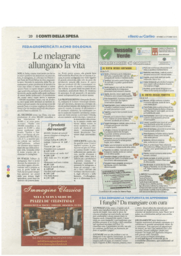 4 ottobre - Bussola verde