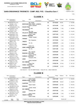 classifica per classi - Moto Club Sabbiadoro