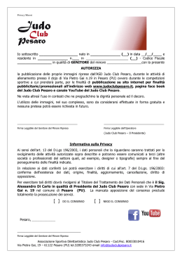 Liberatoria e Consenso Immagini e Video MINORI