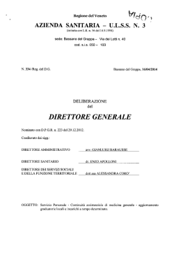 maggio - Azienda ULSS 3