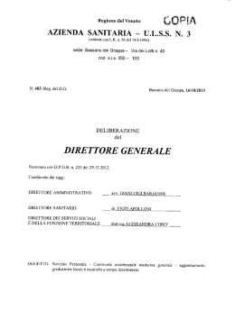 Atto 683 - Azienda ULSS 3