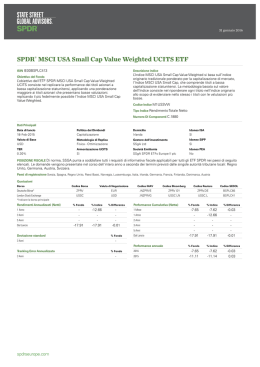 Fact Sheet:SPDR MSCI USA Small Cap Value Weighted UCITS ETF