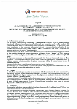 Allegati al bando di gara
