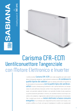 I ventilconvettori sono stati progettati per poter soddi