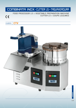 COMBINATA INOX-CUTTER L5 + TAGLIAVERDURA