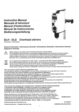 Instruction Manual Manuale di istruzioni Manuel d