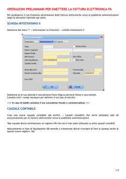 operazioni preliminari per emettere la fattura elettronica pa