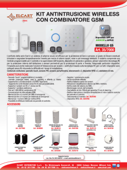 Kit antintrusione Wi-Fi