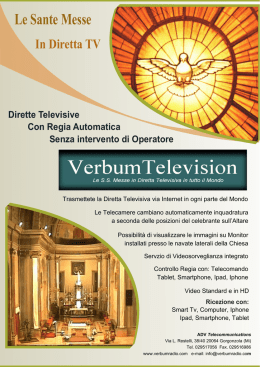 Listino Prezzi VerbumTelevision