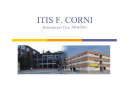 ITIS F. CORNI - ITIS FERMO CORNI