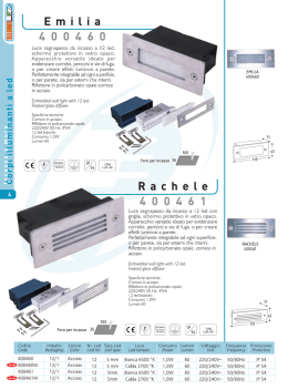 POLIPLAST Led System - sezione incasso
