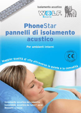 PhoneStar pannelli di isolamento acustico