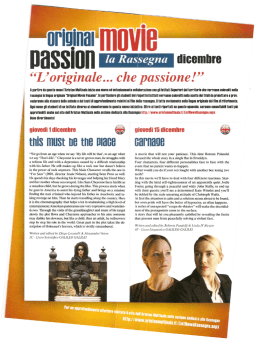 Leaflet DICEMBRE - Ariston Multisala