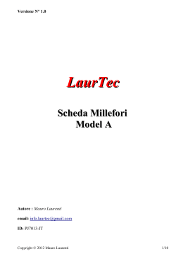 LaurTec Scheda Millefori Model A